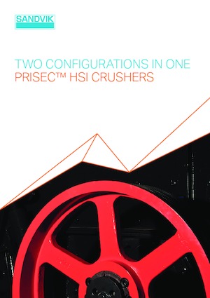 Impianti di riciclaggio calcinacci Sandvik CI721 HSI