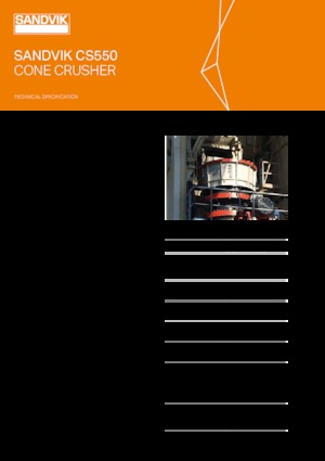 Impianti di riciclaggio calcinacci Sandvik CS550