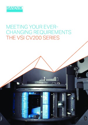 Impianti di riciclaggio calcinacci Sandvik CV215 VSI