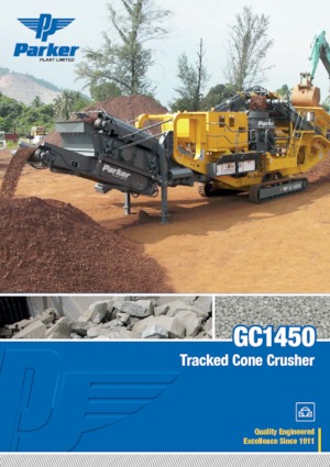 Impianti di riciclaggio calcinacci Parker GC1450