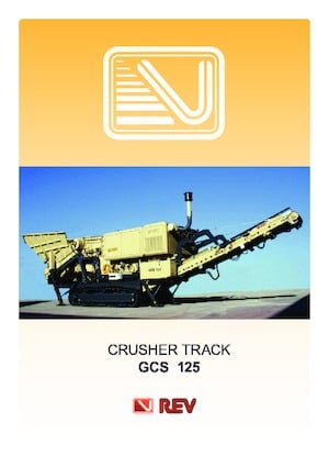 Impianti di riciclaggio calcinacci REV GCS 125