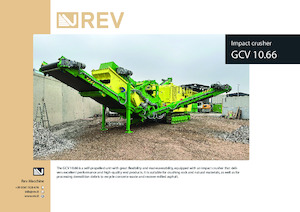 Impianti di riciclaggio calcinacci REV GCV 10.66