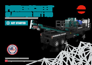 Impianti di riciclaggio calcinacci Powerscreen Gladiator MT1150