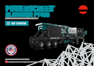 Impianti di riciclaggio calcinacci Powerscreen Gladiator PT400