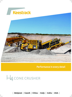 Impianti di riciclaggio calcinacci Keestrack H4e