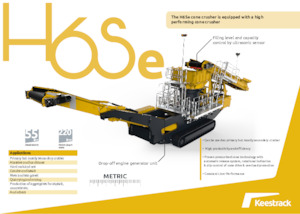 Impianti di riciclaggio calcinacci Keestrack H6Se
