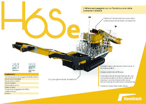 Impianti di riciclaggio calcinacci Keestrack H6Se