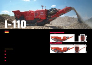 Impianti di riciclaggio calcinacci Terex-Finlay I 110