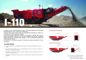 Impianti di riciclaggio calcinacci Terex-Finlay I 110