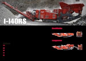 Impianti di riciclaggio calcinacci Terex-Finlay I 140 RS