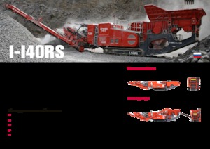 Impianti di riciclaggio calcinacci Terex-Finlay I 140 RS