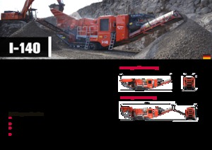 Impianti di riciclaggio calcinacci Terex-Finlay I 140