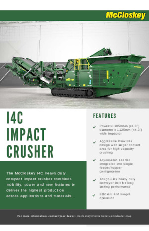 Impianti di riciclaggio calcinacci McCloskey I4C