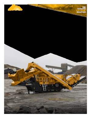 Impianti di riciclaggio calcinacci IROCK  ITC-200CC