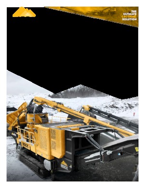 Impianti di riciclaggio calcinacci IROCK  ITC-300
