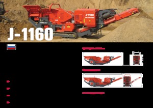 Impianti di riciclaggio calcinacci Terex-Finlay J 1160