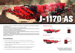 Impianti di riciclaggio calcinacci Terex-Finlay J 1170 AS