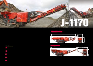 Impianti di riciclaggio calcinacci Terex-Finlay J 1170