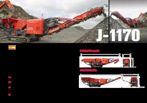 Impianti di riciclaggio calcinacci Terex-Finlay J 1170