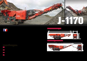 Impianti di riciclaggio calcinacci Terex-Finlay J 1170