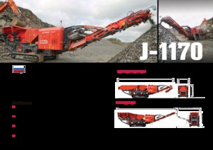 Impianti di riciclaggio calcinacci Terex-Finlay J 1170