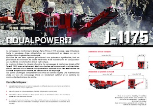 Impianti di riciclaggio calcinacci Terex-Finlay J 1175 Hybrid