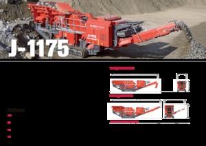 Impianti di riciclaggio calcinacci Terex-Finlay J 1175