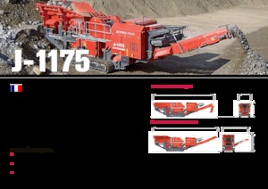 Impianti di riciclaggio calcinacci Terex-Finlay J 1175