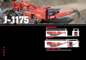 Impianti di riciclaggio calcinacci Terex-Finlay J 1175