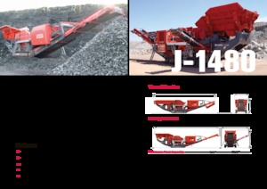 Impianti di riciclaggio calcinacci Terex-Finlay J 1480