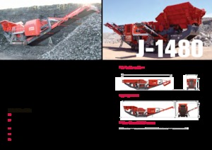 Impianti di riciclaggio calcinacci Terex-Finlay J 1480