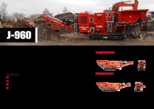 Impianti di riciclaggio calcinacci Terex-Finlay J 960