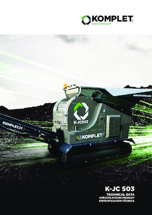 Impianti di riciclaggio calcinacci Komplet K-JC 503