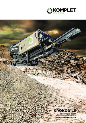 Impianti di riciclaggio calcinacci Komplet KROKODILE