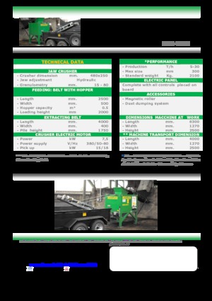 Impianti di riciclaggio calcinacci Komplet LEM 4825