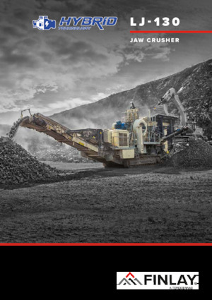 Impianti di riciclaggio calcinacci Finlay LJ-130 Hybrid 