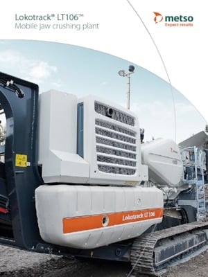 Impianti di riciclaggio calcinacci Metso Lokotrack LT 106