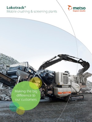 Impianti di riciclaggio calcinacci Metso Lokotrack LT 1620 E