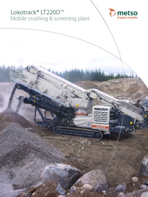 Impianti di riciclaggio calcinacci Metso Lokotrack LT 220 D