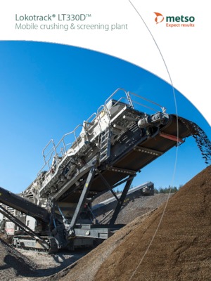 Impianti di riciclaggio calcinacci Metso Lokotrack LT 330 D