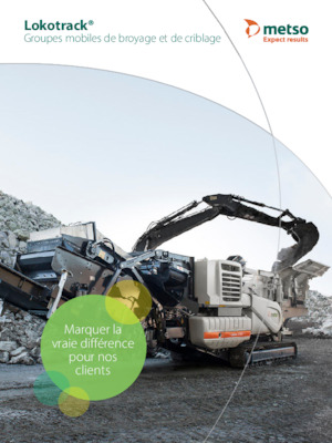 Impianti di riciclaggio calcinacci Metso Lokotrack LT1213E