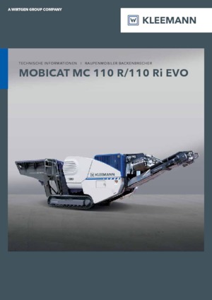 Impianti di riciclaggio calcinacci Kleemann MC 110 R