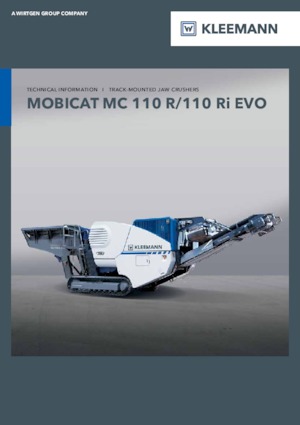 Impianti di riciclaggio calcinacci Kleemann MC 110 Ri EVO