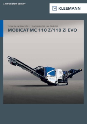 Impianti di riciclaggio calcinacci Kleemann MC 110 Z EVO