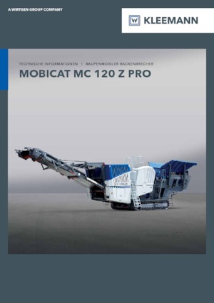 Impianti di riciclaggio calcinacci Kleemann MC 120 Z PRO
