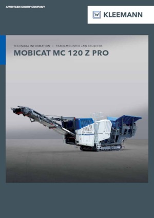 Impianti di riciclaggio calcinacci Kleemann MC 120 Z PRO