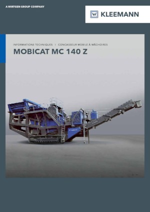 Impianti di riciclaggio calcinacci Kleemann MC 140 Z