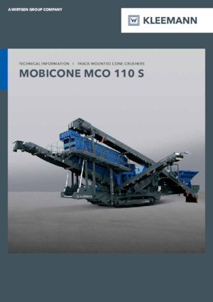 Impianti di riciclaggio calcinacci Kleemann MCO 110 S PRO