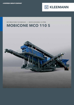 Impianti di riciclaggio calcinacci Kleemann MCO 110 S PRO