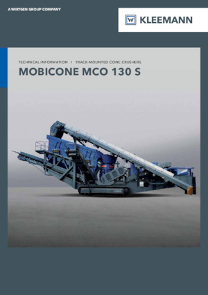 Impianti di riciclaggio calcinacci Kleemann MCO 130 PRO